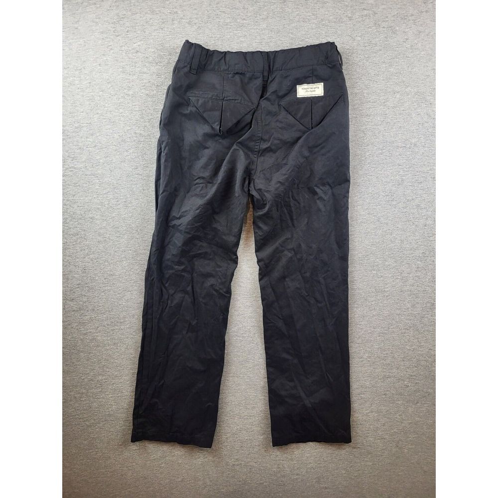 Honor The Gift Youth Chino Coated Nylon Cotton Pants Black Size 10 Uniform Style